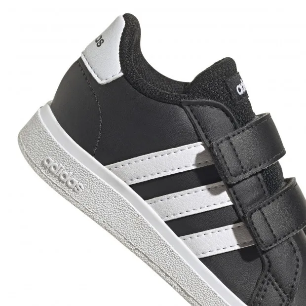 ADIDAS GRAND COURT LIFESTYLE SNEAKER SHOES GW6523 BLACK/WHITE