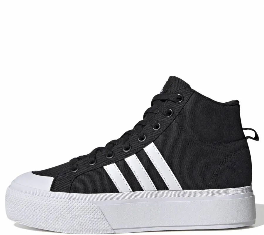 ADIDAS BRAVADA 2.0 MID PLATFORM SNEAKER PLA IE2317 CBLACK/FTWWHT/CBLACK