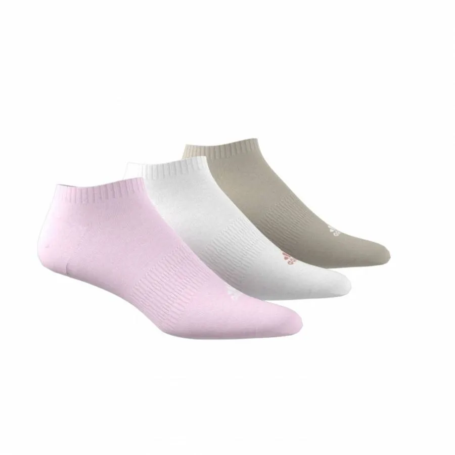 ADIDAS CUSHIONED LOW-CUT SOCKS    IJ8241 3P CLPINK/WHITE/WONBEI