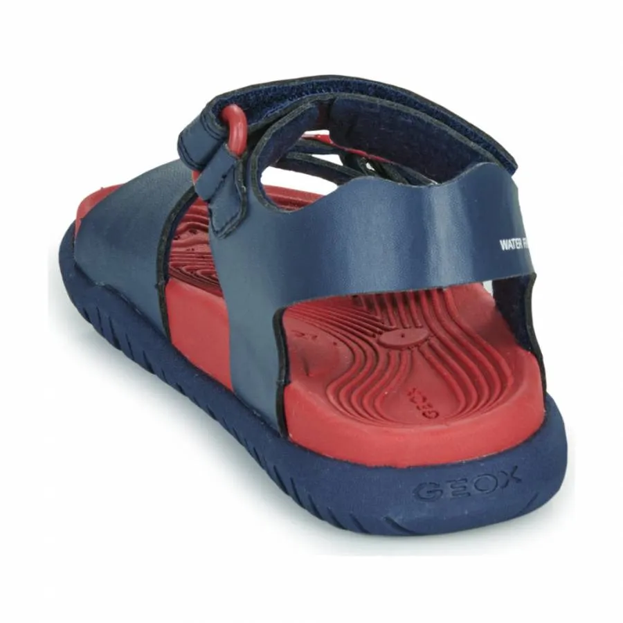 GEOX J SANDAL FUSBETTO B.J35HMA 000BC C0735 1 NAVY/RED JUNIOR SANDALS WATER FRIENDLY