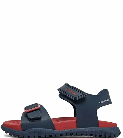 GEOX J SANDAL FUSBETTO B.J35HMA 000BC C0735 1 NAVY/RED JUNIOR SANDALS WATER FRIENDLY