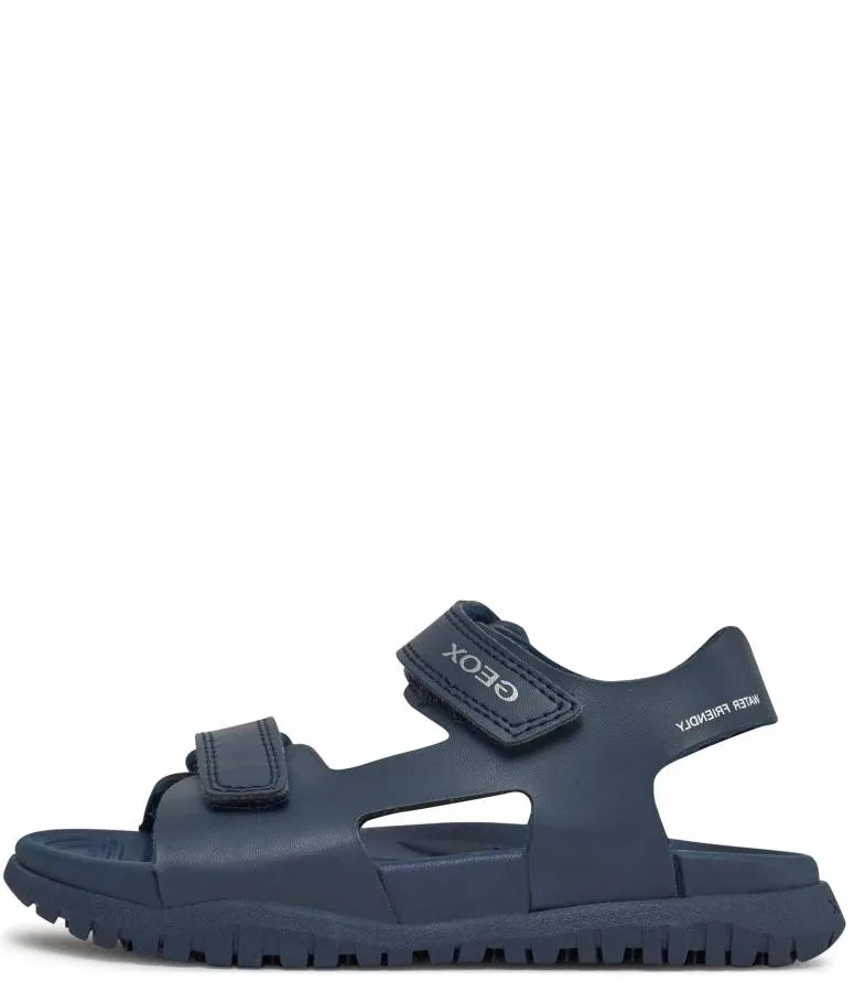 GEOX J SANDAL FUSBETTO B.J45HMA 000BC C4002  NAVY JUNIOR SANDALS WATER FRIENDLY