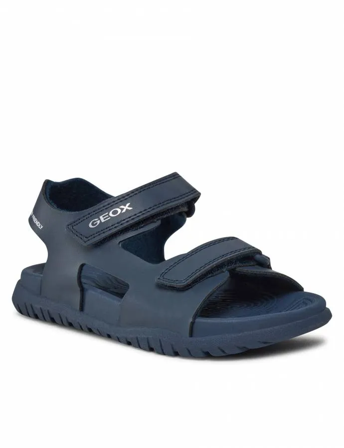 GEOX J SANDAL FUSBETTO B.J45HMA 000BC C4002  NAVY JUNIOR SANDALS WATER FRIENDLY