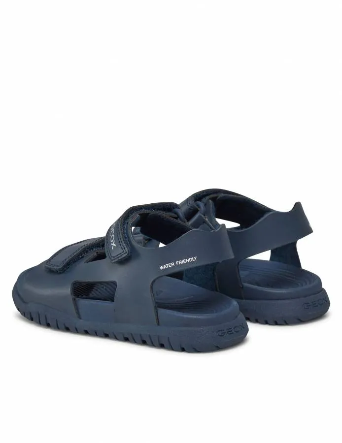GEOX J SANDAL FUSBETTO B.J45HMA 000BC C4002  NAVY JUNIOR SANDALS WATER FRIENDLY