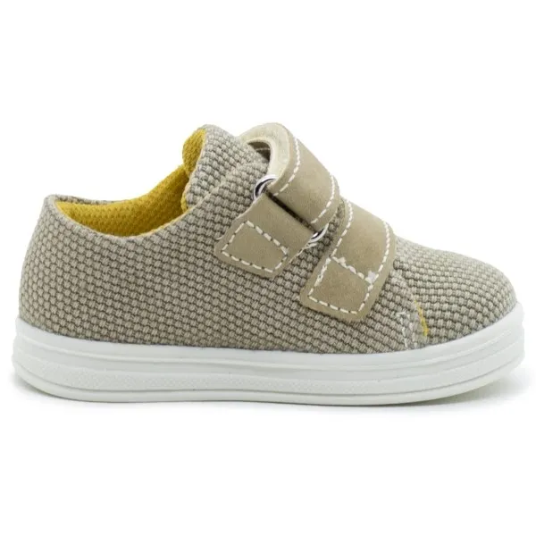 PRIMIGI SNEAKER CASUAL BOYS CANVAS 5854300  BEIGE/WHITE
