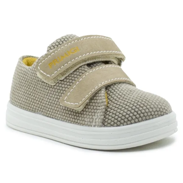 PRIMIGI SNEAKER CASUAL BOYS CANVAS 5854300  BEIGE/WHITE