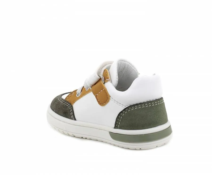 PRIMIGI SNEAKER CASUAL BOYS FIRST STEPS 5905111 WHITE/YELLOW/BLUE