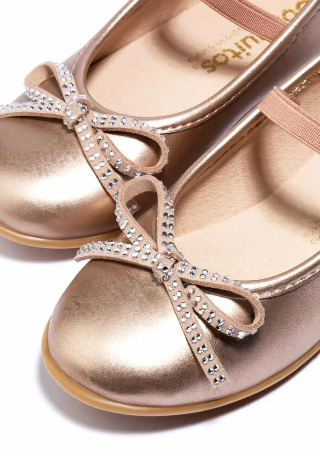 CONGUITOS BALLARINA  COSH265051-GOLD VITELO GOLD