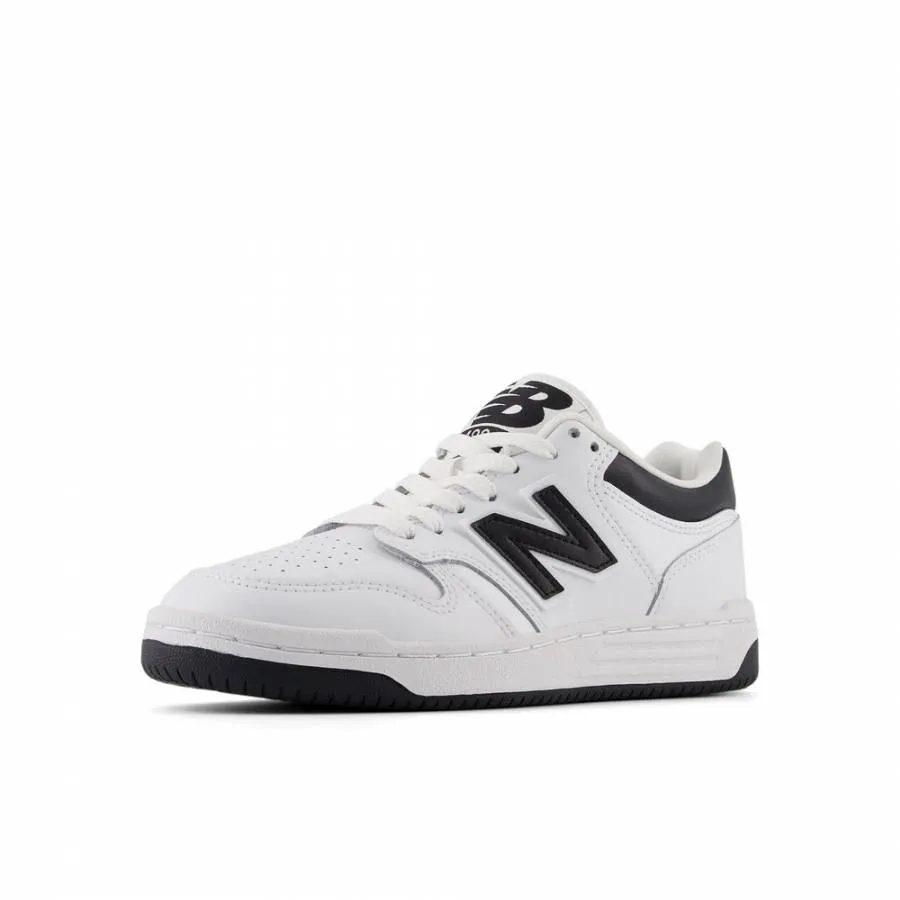 NEW BALANCE 480 CLASSICS GSB480BK UNISEX WHITE/BLACK