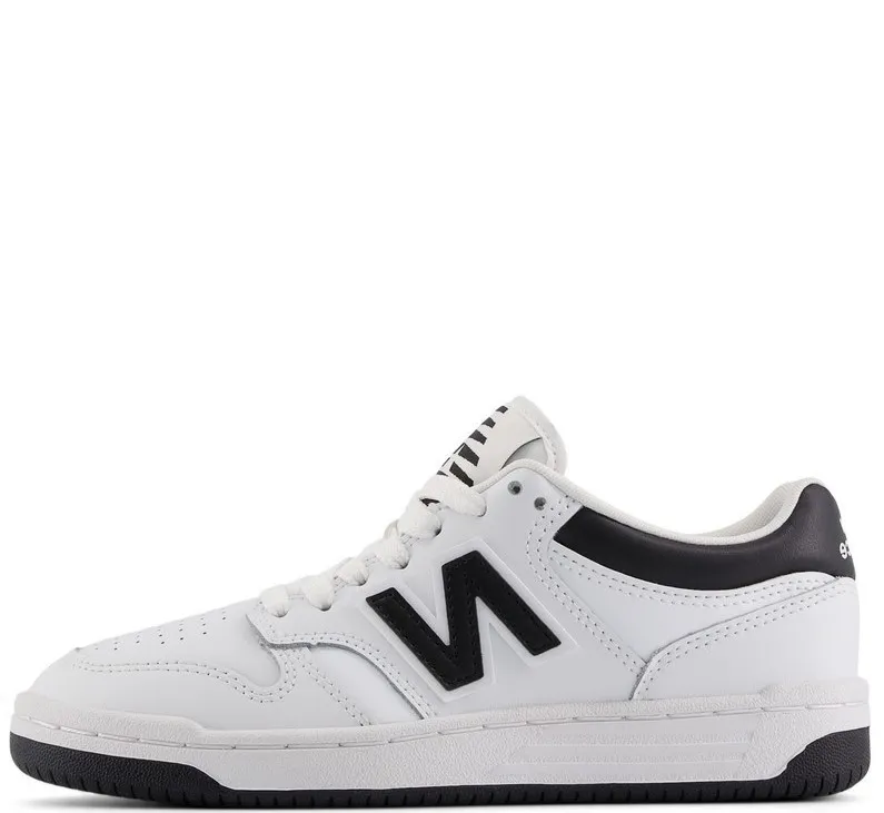 NEW BALANCE 480 CLASSICS GSB480BK UNISEX WHITE/BLACK