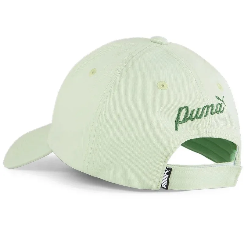 PUMA ESSENTIALS +BLOSSOM BASEBALL CAP 025362 01 PURE GREEN