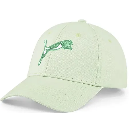 PUMA ESSENTIALS +BLOSSOM BASEBALL CAP 025362 01 PURE GREEN
