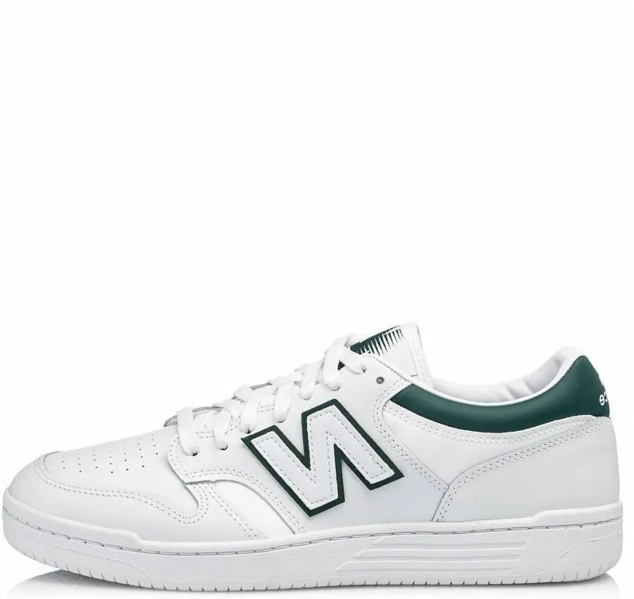 NEW BALANCE 480 LIFESTYLE SNEAKER UNISEX BB480LGT WHITE/GREEN