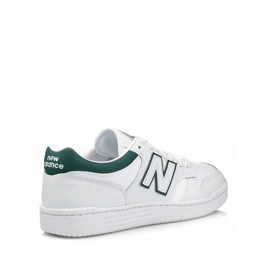 NEW BALANCE 480 LIFESTYLE SNEAKER UNISEX BB480LGT WHITE/GREEN