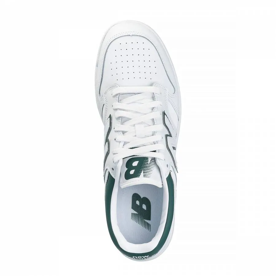 NEW BALANCE 480 LIFESTYLE SNEAKER UNISEX BB480LGT WHITE/GREEN