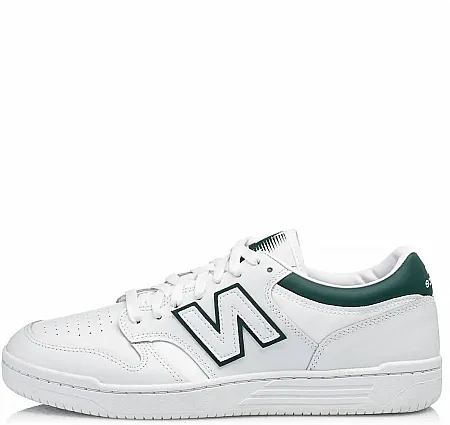NEW BALANCE 480 LIFESTYLE SNEAKER UNISEX BB480LGT WHITE/GREEN