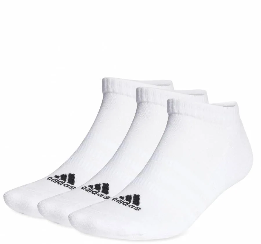 ADIDAS CUSHIONED LOW-CUT SOCKS 3P HT3434 WHITE/BLACK
