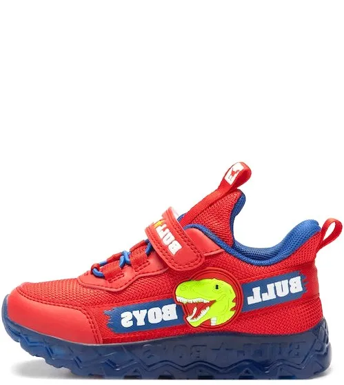 BULL BOYS SNEAKERS T-REX SCARPA DNAL4507 - RS01 ROSSO/ROYAL