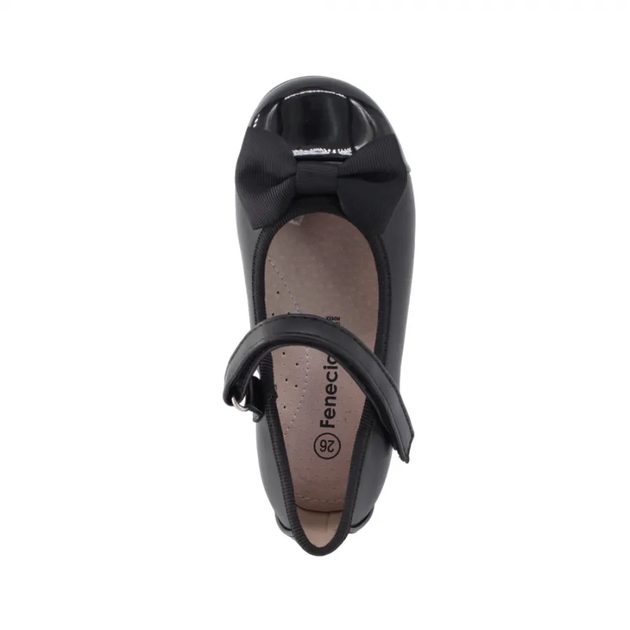 FENECIA FOR GIRLS BALLARINA  BLACK 03030 B BLACK/VERNICE BLACK