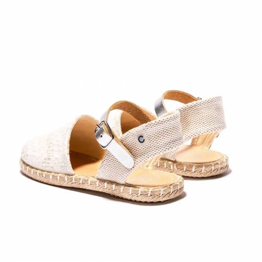 CONGUITOS ESPADRILLES FANTASY WHIT COSH215019-WHIT WHITE/SILVER