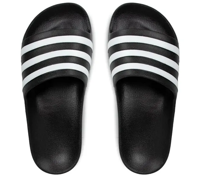 ADIDAS ADILETTE AQUA SLIDES F35543 CBLACK/FTWWHT/CBLACK