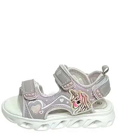 FENECIA FOR GIRLS SANDAL  LIGHTS 14056 LILA/WHITE