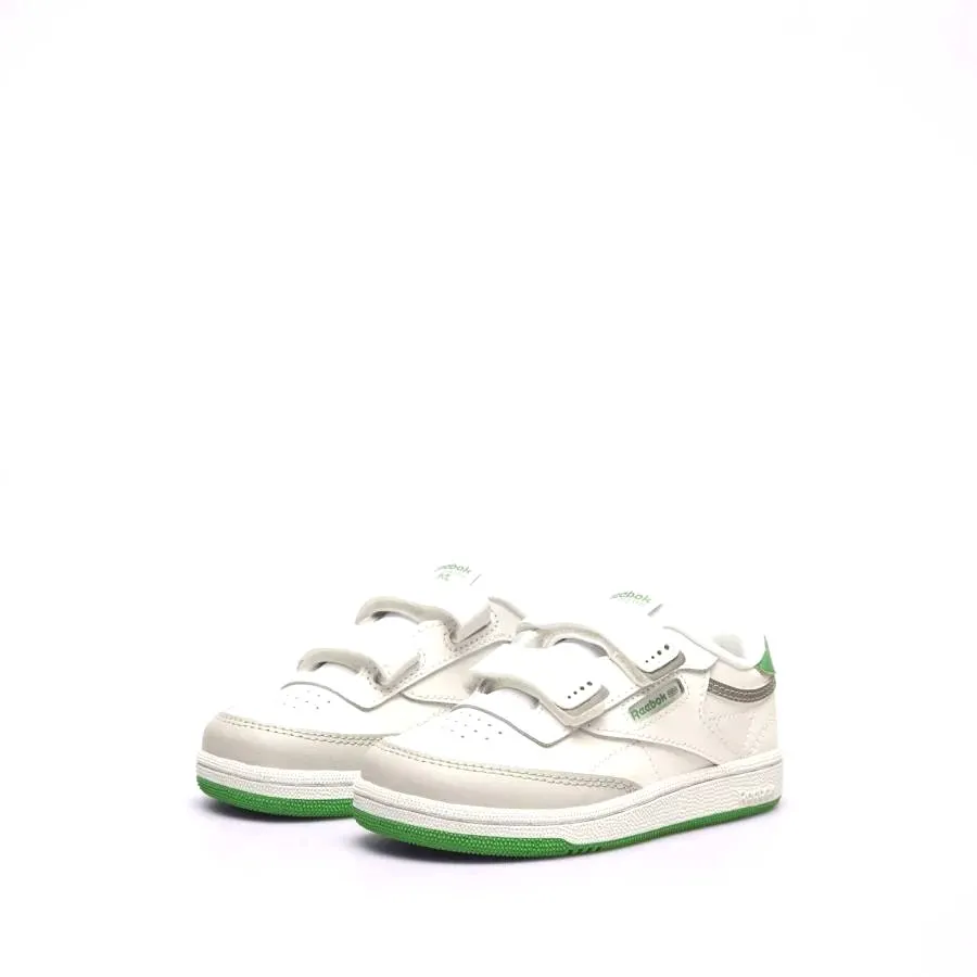 REEBOK CLUB C INFANT TENNIS SNEAKER 100075109 FTWWHT/SPOGRE/PUGR