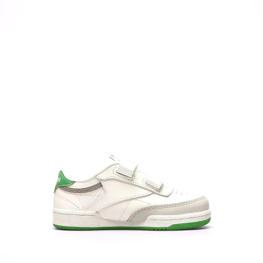 REEBOK CLUB C INFANT TENNIS SNEAKER 100075109 FTWWHT/SPOGRE/PUGR