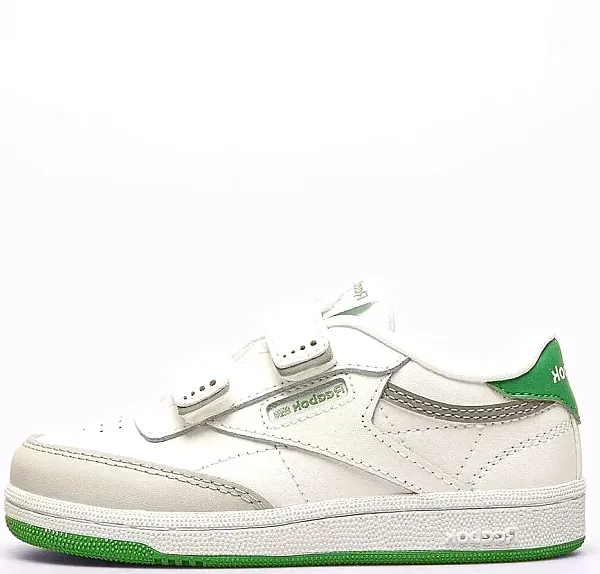 REEBOK CLUB C INFANT TENNIS SNEAKER  100075109 FTWWHT/SPOGRE/PUGR