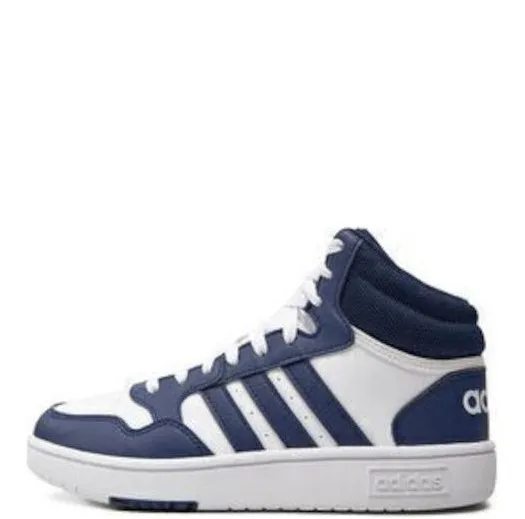 ADIDAS HOOPS 3.0 MID J IG3717 FTWWHT/DKBLUE/DKBLUE