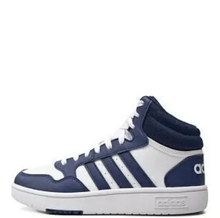 ADIDAS HOOPS 3.0 MID J IG3717 FTWWHT/DKBLUE/DKBLUE