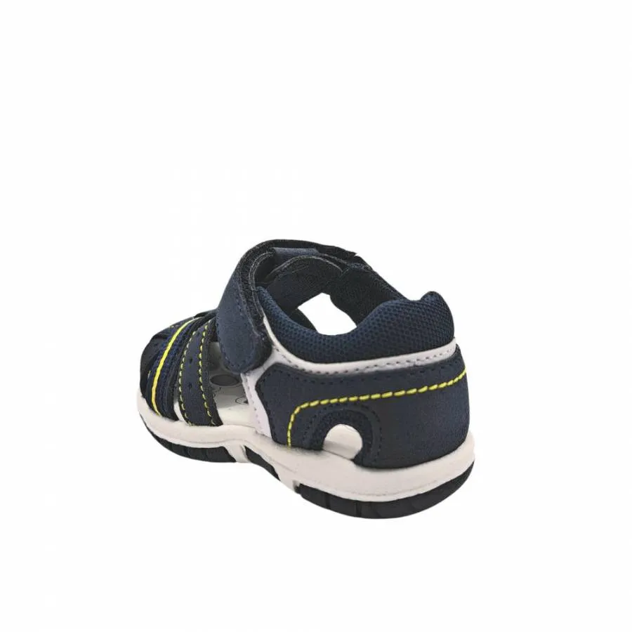 CHICCO SANDAL FOX 7100600 800 ANATOMIC SPLIT SUEDE PU BLUE/YELLOW