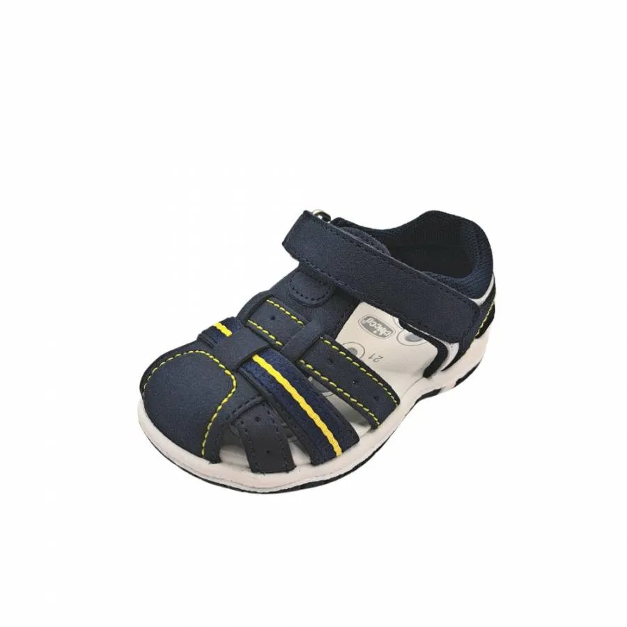 CHICCO SANDAL FOX 7100600 800 ANATOMIC SPLIT SUEDE PU BLUE/YELLOW