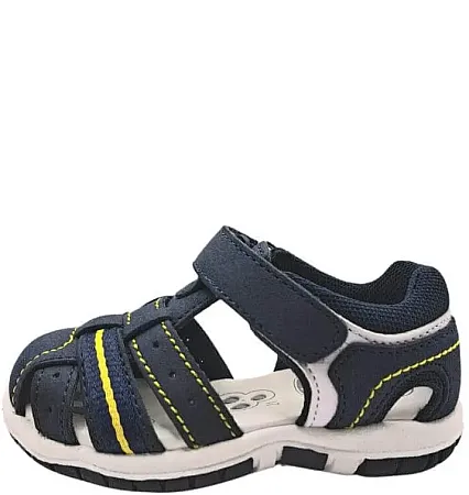 CHICCO SANDAL FOX 7100600 800 ANATOMIC SPLIT SUEDE PU BLUE/YELLOW