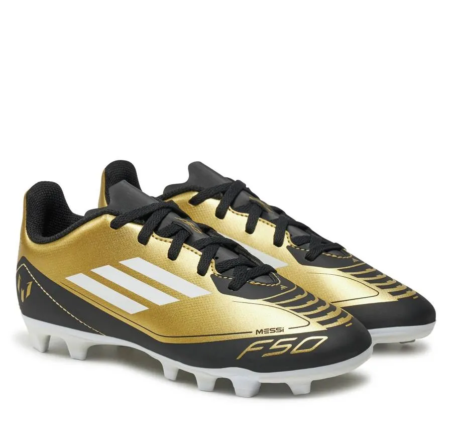 ADIDAS F50 CLUB FXG JR MESSI IG9319 GOLDMT/FTWWHT/CBLACK