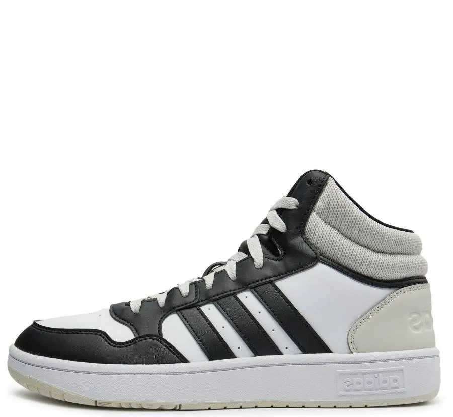 ADIDAS HOOPS 3.0 MID  BASKETBALL CLASSIC IH0157 FTWWHT/CBLACK/ORBGRY