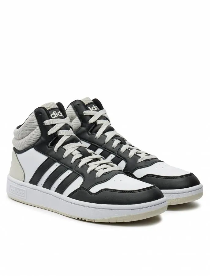 ADIDAS HOOPS 3.0 MID  BASKETBALL CLASSIC IH0157 FTWWHT/CBLACK/ORBGRY
