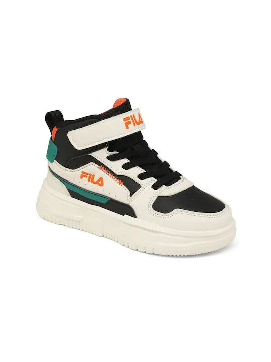 FILA  MEMORY AYO 3V MID SNEAKERS 3YF43001-015 BLACK/BEIGE/ORANGE