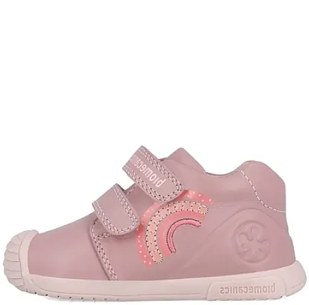 BIOMECANICS GIRLS FIRST STEPS 241125-B159 LEATHER PINK