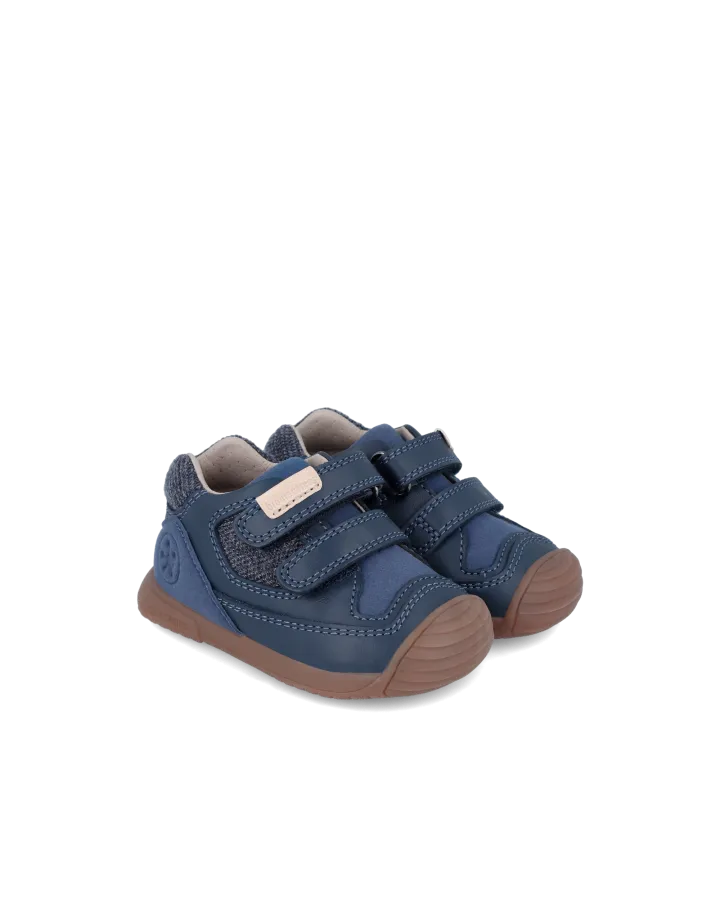 BIOMECANICS BOYS FIRST STEPS 241127-A183 LEATHER BLUE