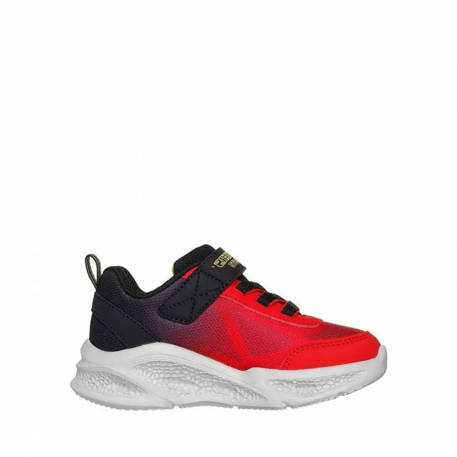 SKECHERS METEOR-LIGHTS KRENDOX 401495N/RDBK RED/BLACK