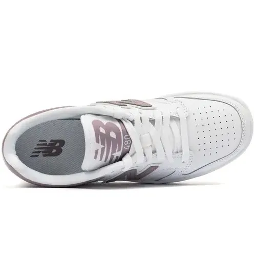 NEW BALANCE 480  CLASSICS SNEAKERS GSB480WI WHITE/PURPLE
