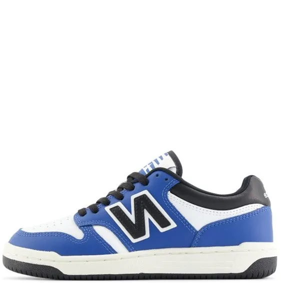 NEW BALANCE 480 CLASSICS SNEAKERS GSB480TB WHITE/BLACK/BLUE
