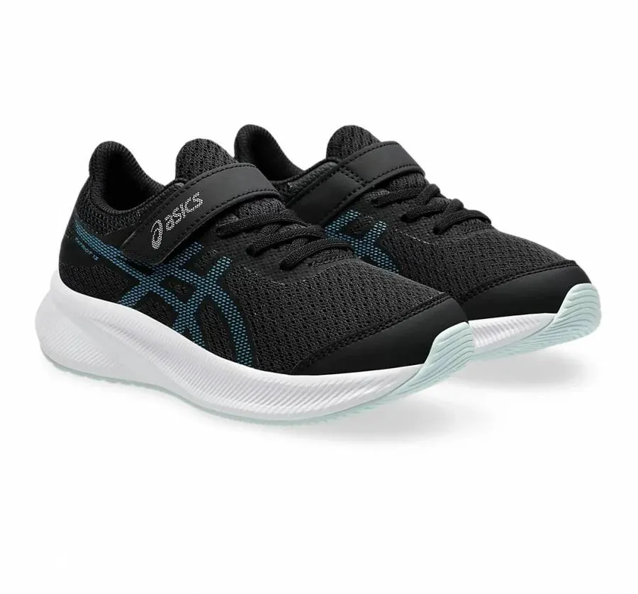 ASICS PATRIOT 13 PS RUNNING KIDS BLACK/TEAL BLUE