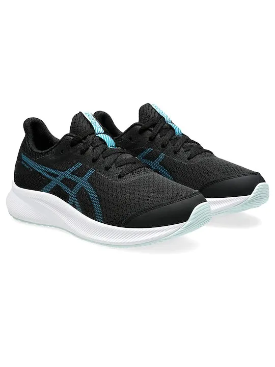 ASICS PATRIOT 13 GS J RUNNING 1014A267-006 BLACK/TEAL BLUE