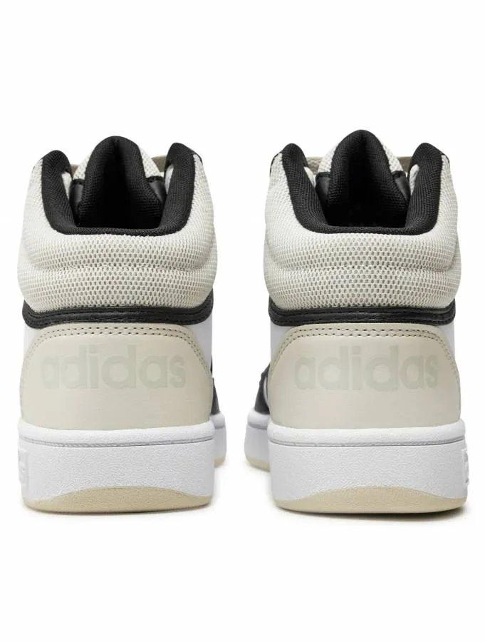 ADIDAS HOOPS 3.0 MID IH7893  FTWWHT/CBLACK/HALSIL