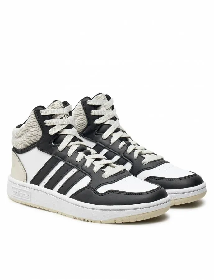 ADIDAS HOOPS 3.0 MID IH7893  FTWWHT/CBLACK/HALSIL