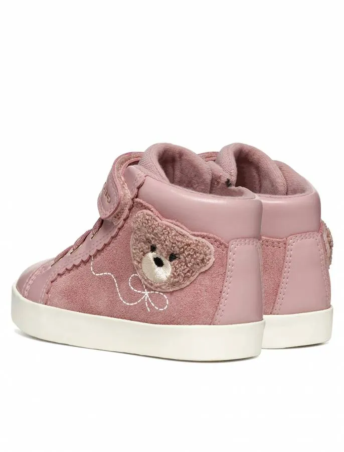 GEOX B KILWI SUEDE BABY SNEAKERS B46D5A 022NF C8056  ANTIQUE ROSE