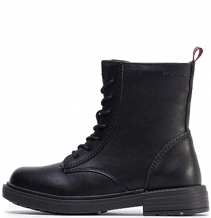 GEOX J ECLAIR J049QD 000BC C9999 BLACK JUNIOR ANKLE BOOTS