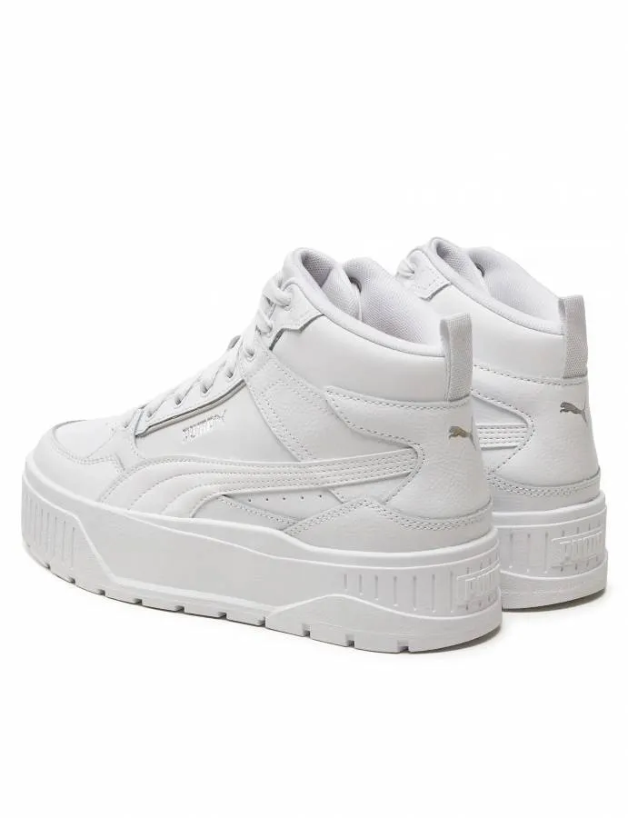 PUMA KARMEN II IDOL MID W SNEAKERS 397463 01 WHITE/SILVER